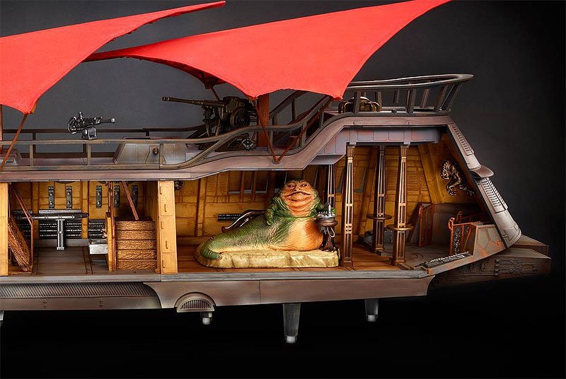 First Finished Look at Jabba s Sail Barge From Hasbro