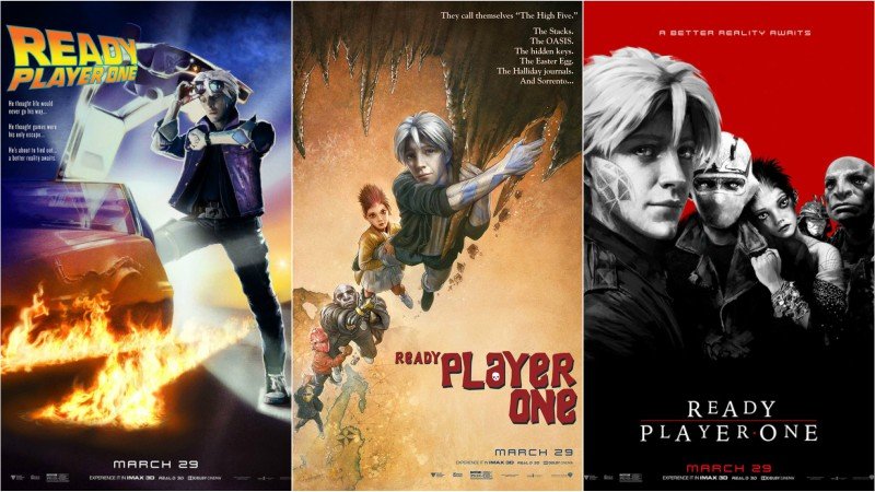 Ready Player One' Nostalgic Movie Posters