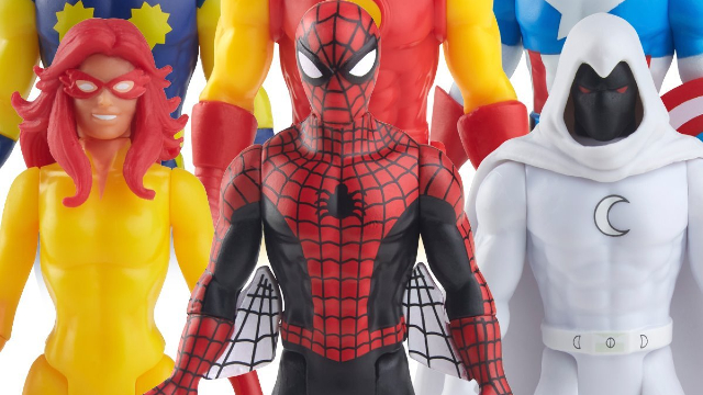 New Spider-Man & Moon Knight Retro Marvel Legends Figures Revealed