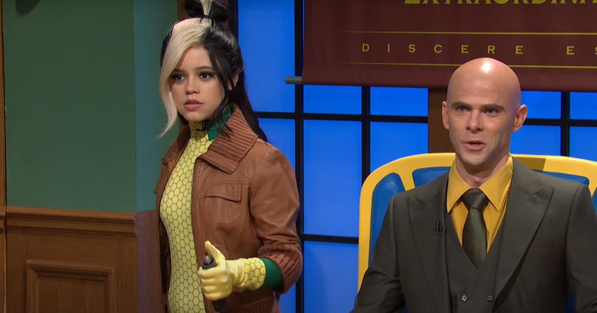 Jenna Ortega Channels the XMen in Saturday Night Live Skit