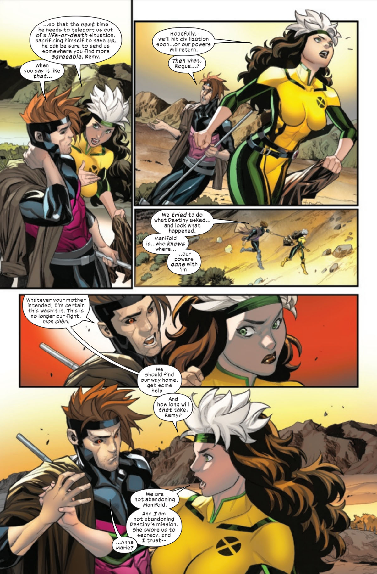 X Men Comics Rogue And Gambit