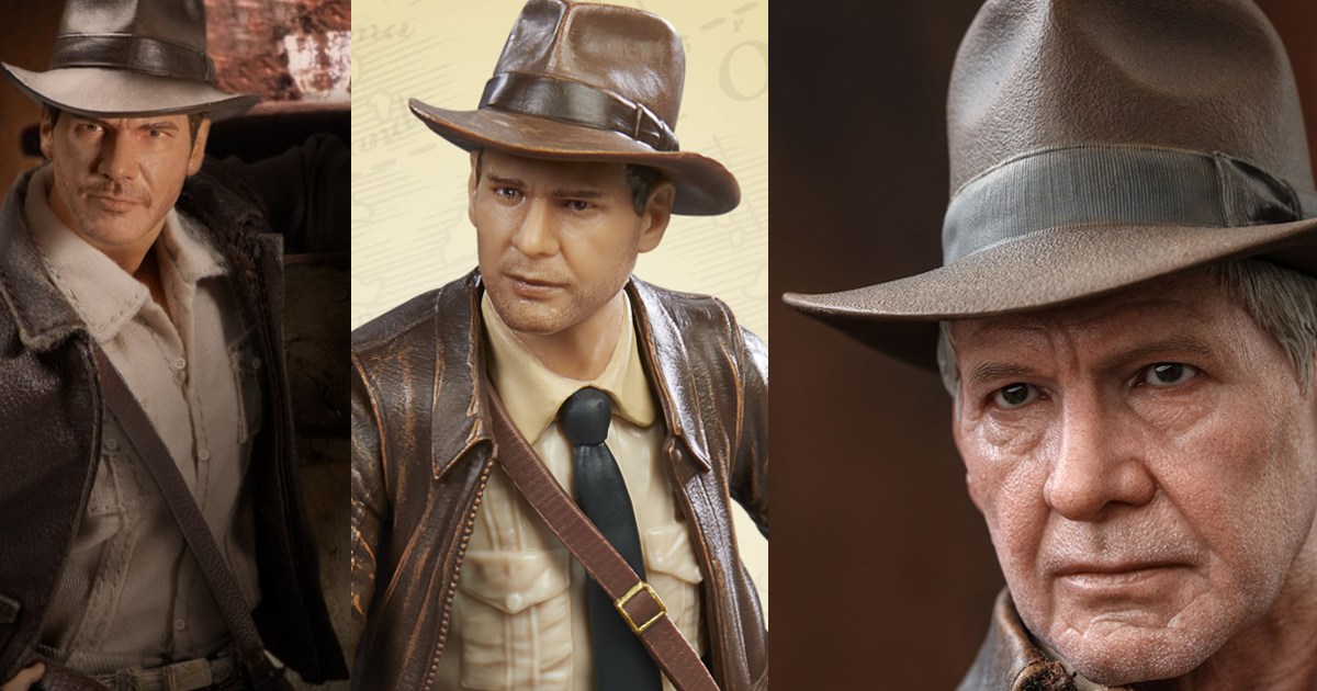 New Indiana Jones Figures by Mezco, Hasbro, and Hot Toys