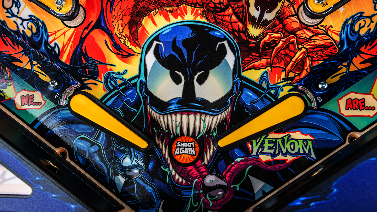 Venom Pinball Games Revealed by Stern, Set to Debut at SDCC