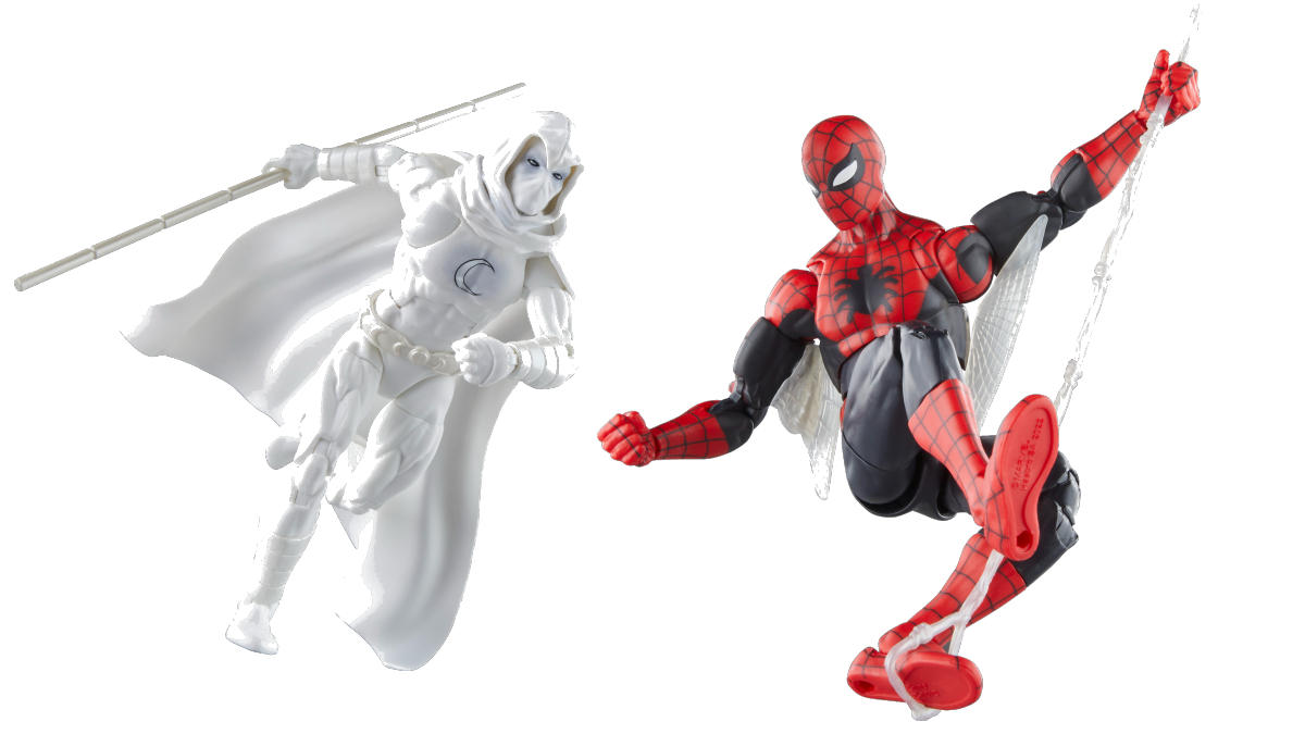 EXCLUSIVE: Marvel Legends Goes Retro With Extreme Articulation Spider-Man  and Moon Knight