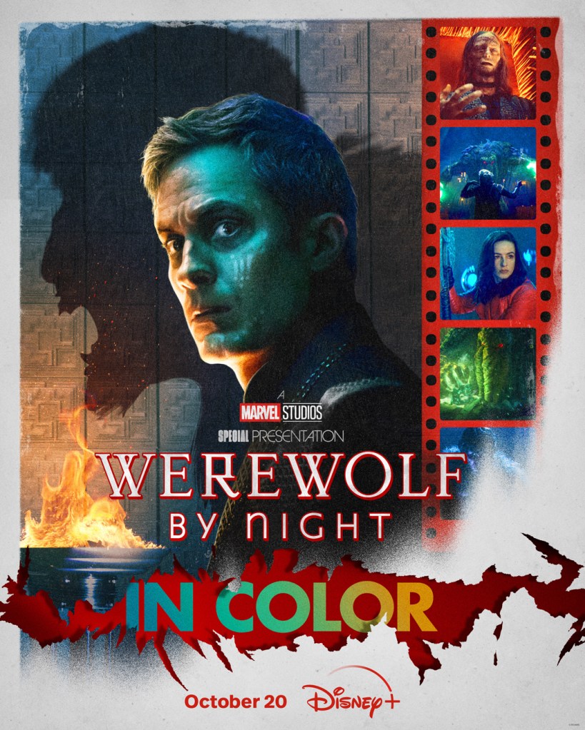 WEREWOLF BY NIGHT IN COLOR Gets A Gruesome New Trailer And Poster