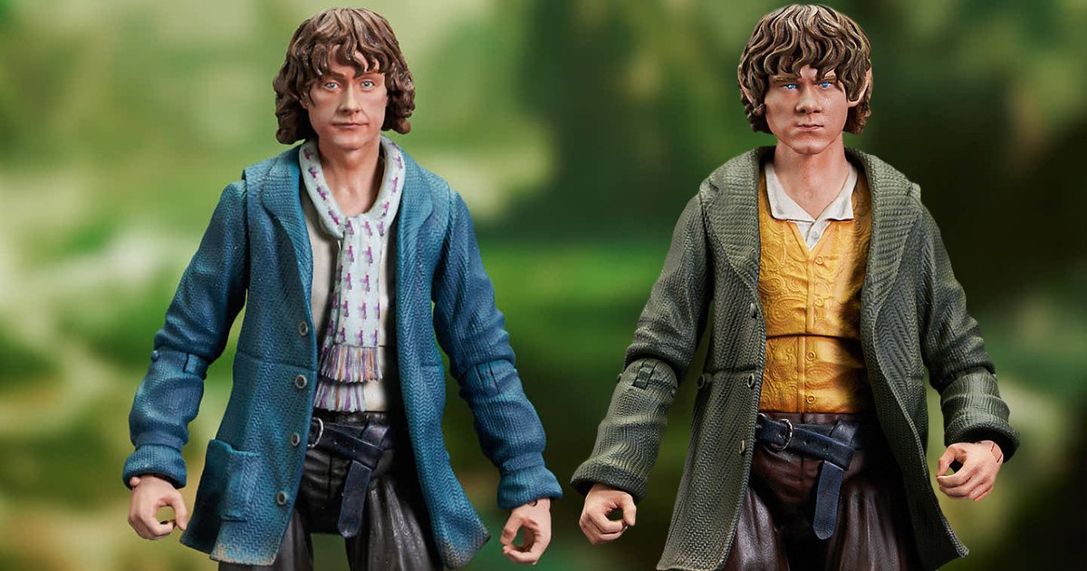 DST Merry and Pippin Figures Complete the Fellowship of the Ring