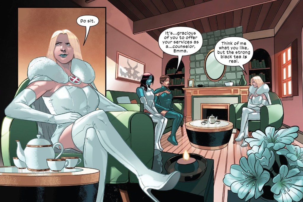 White Queen, Mystique and Destiny in X-Men - The Wedding Special 1