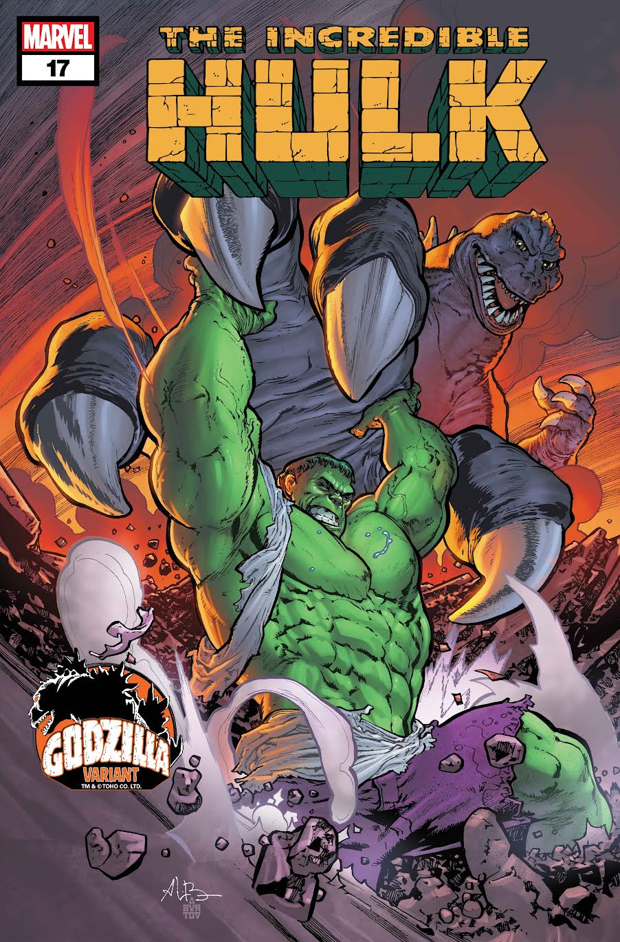 Godzilla Battles Thor, Deadpool, & More in New Marvel Variant Covers