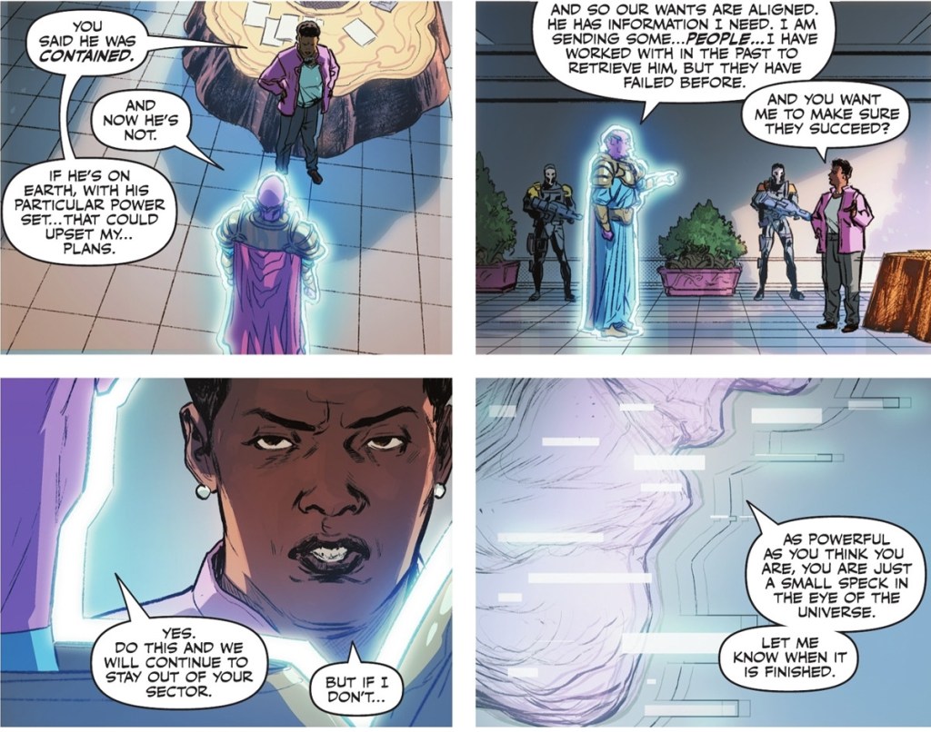 Amanda Waller and Thaaros in Green Lantern 12