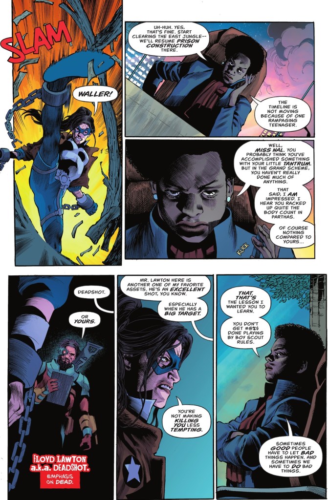 Dreamer confronts Amanda Waller and Deadshot in Suicide Squad Dream Team 4