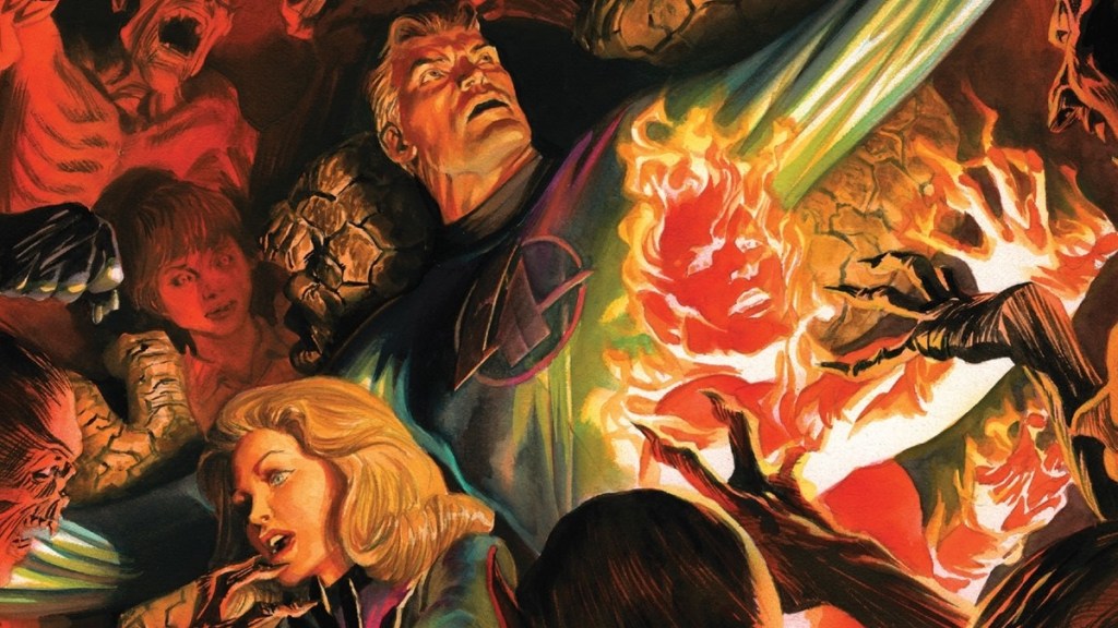 Fantastic Four 21 cover by Alex Ross