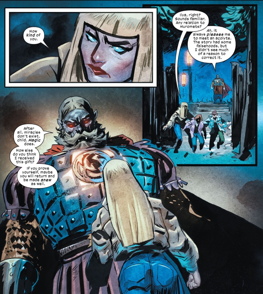 Magik meets Ilya Muromets in X-Men Bloodhunt special