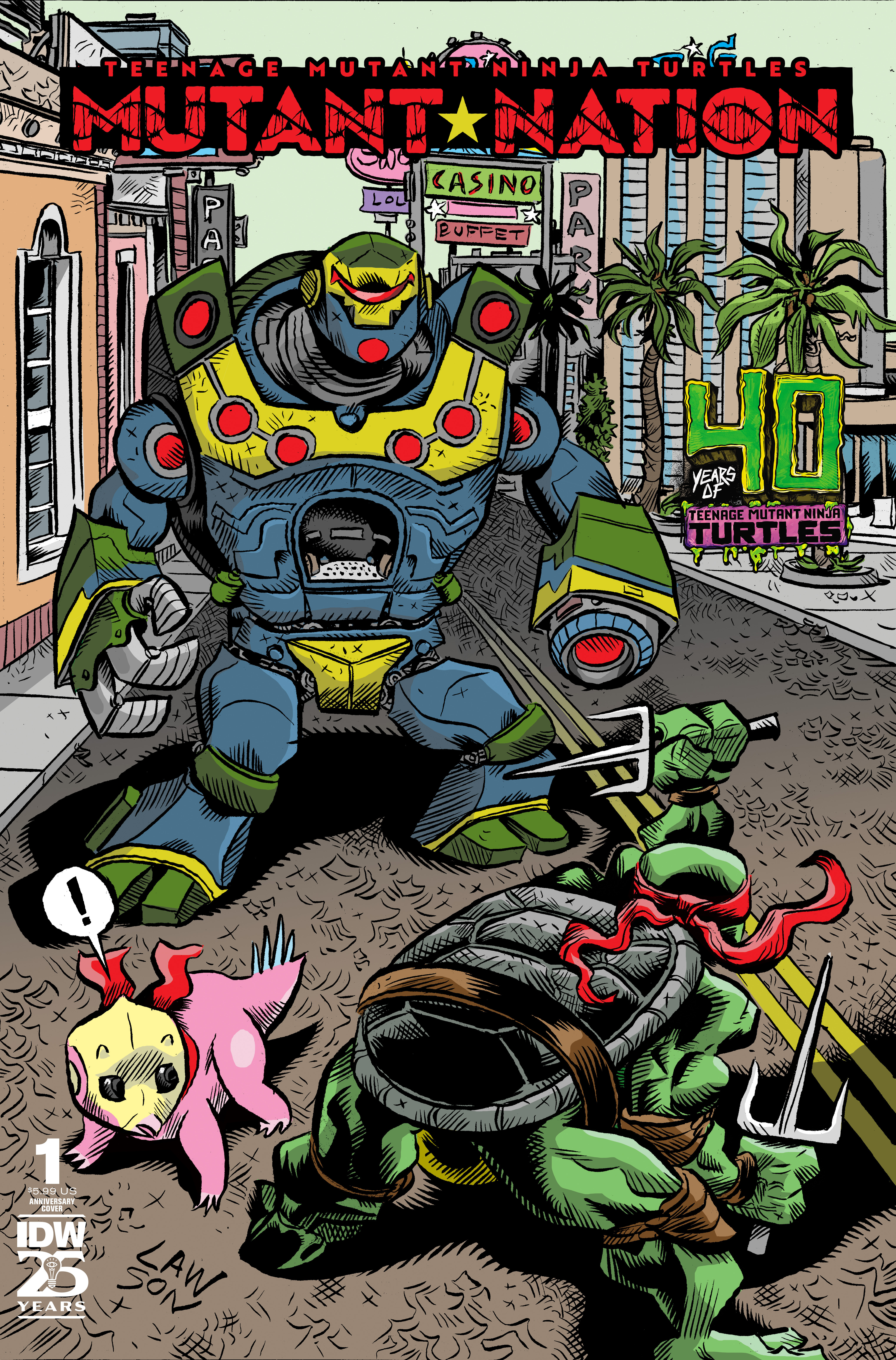 Exclusive TMNT: Mutant Nation #1 Covers & Release Information good for TMNT