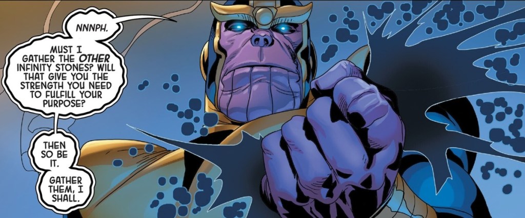 Thanos Makes Death Stone in Thanos Annual 1