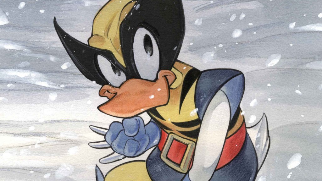 What if Donald Duck were Wolverine 1 cover by Peach Momoko