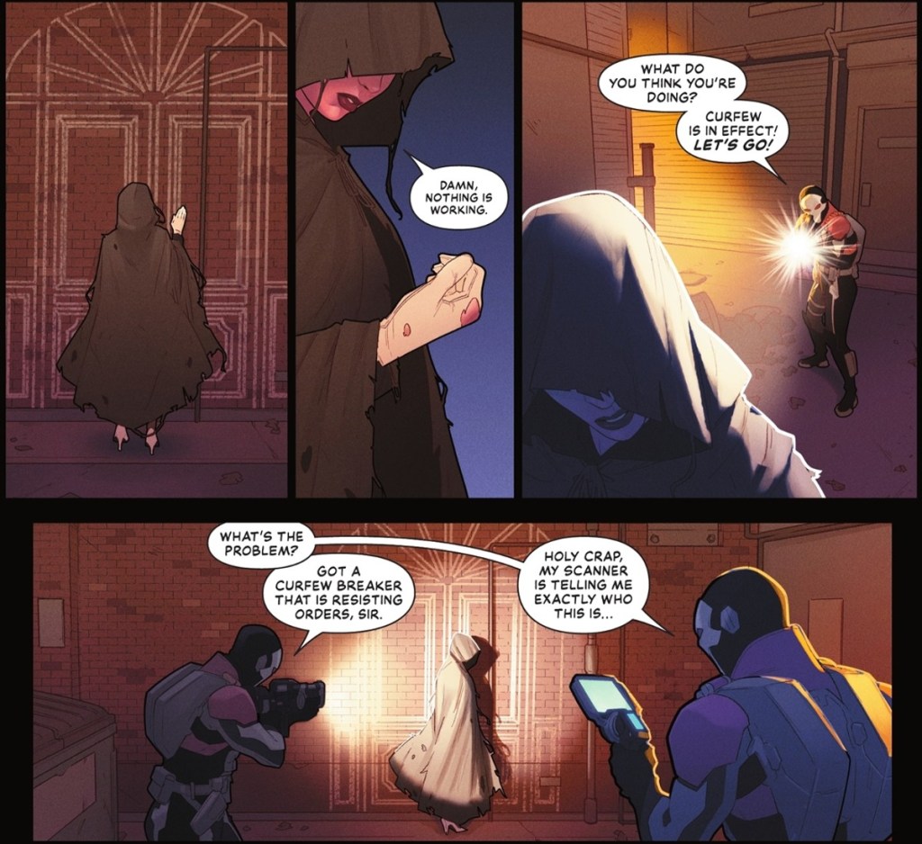 Zatanna cornered in Superman 16