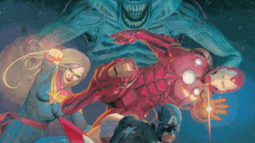 Aliens vs Avengers 1 cover cropped