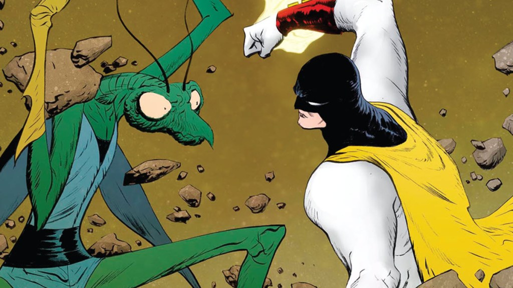 Space Ghost fights Zoark on Space Ghost 4 Cover by Jae Lee cropped