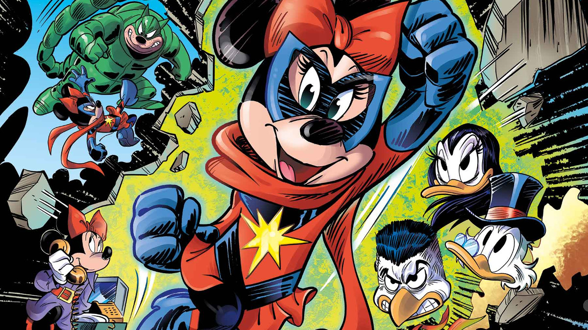 Minnie Mouse Becomes Captain Marvel in Disney/Marvel Mash-up Comic ...