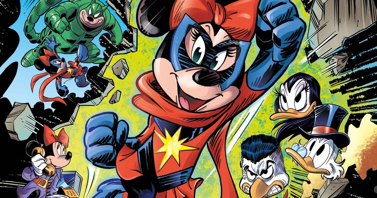 Minnie Mouse becomes Captain Marvel in Disney/Marvel mash-up comic – News about comic book adaptations and superhero films