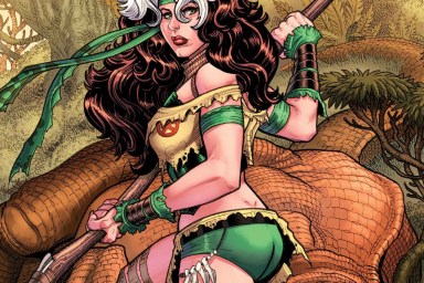 Rogue The Savage Land 1 cover by Nick Bradshaw