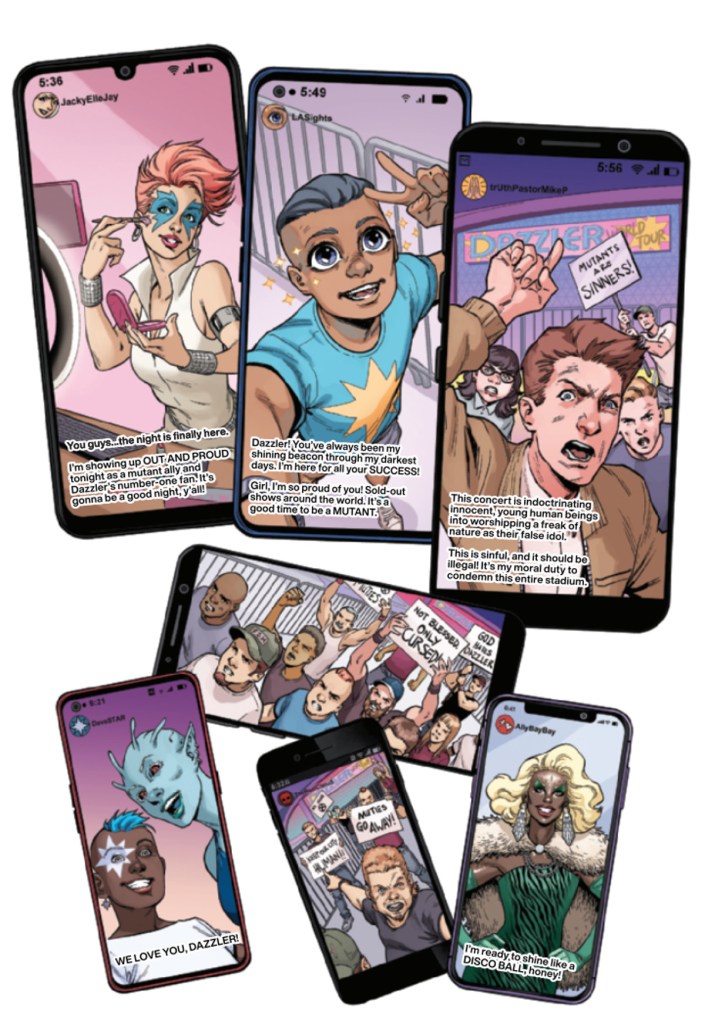 Social Media in Dazzler 1