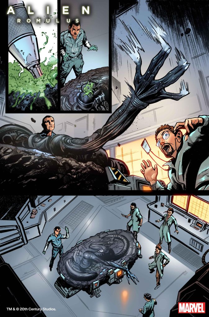 Alien: Romulus Prequel Comic Preview Teases Bloody Xenomorph Mayhem