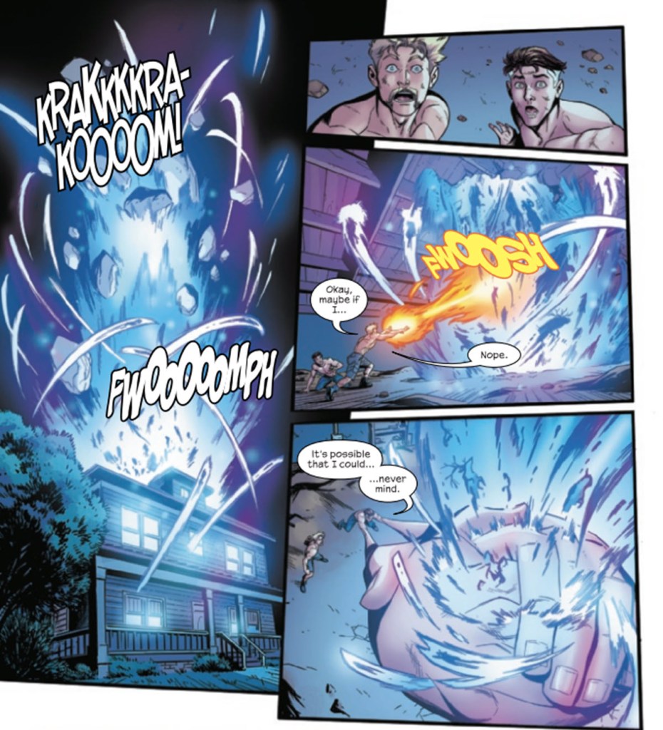 Reed and Johnny open Hellmouth in Fantastic Four 26