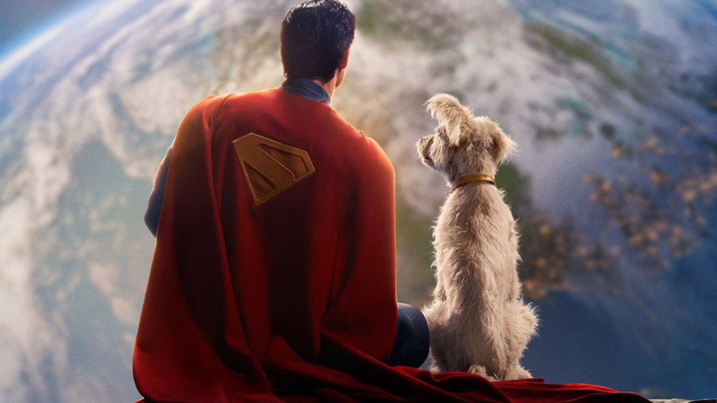 Superman and Krypto iPhone Screensavers Shared by James Gunn