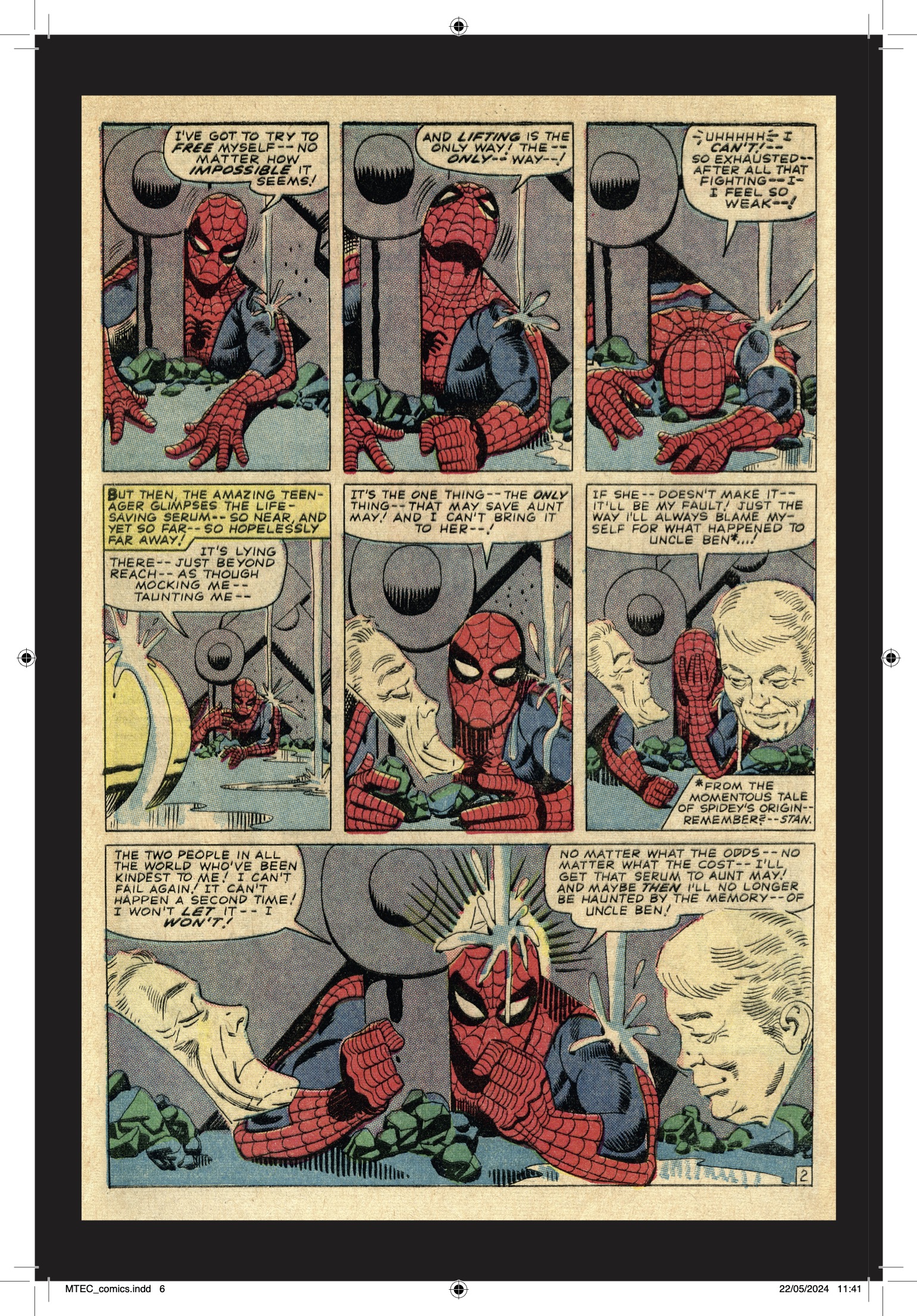 Exclusive Marvel Unforgettable Stories Preview Republishes a Classic Spider-Man Story