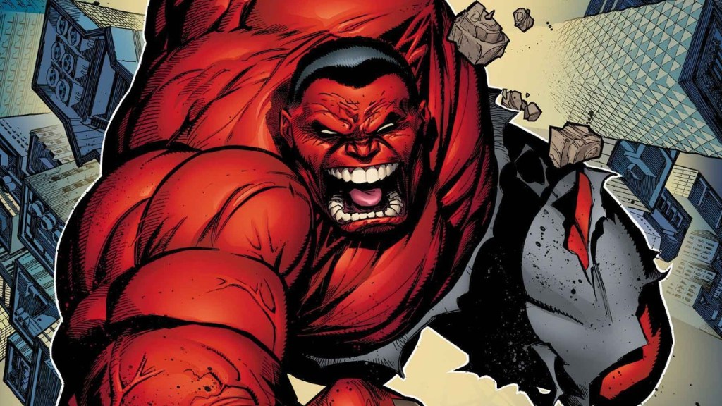 Red Hulk 1 by Adam Kubert cropped