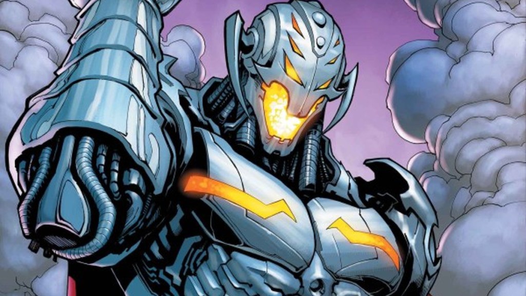 Ultron in West Coast Avengers 1 cover by Gerardo Sandoval