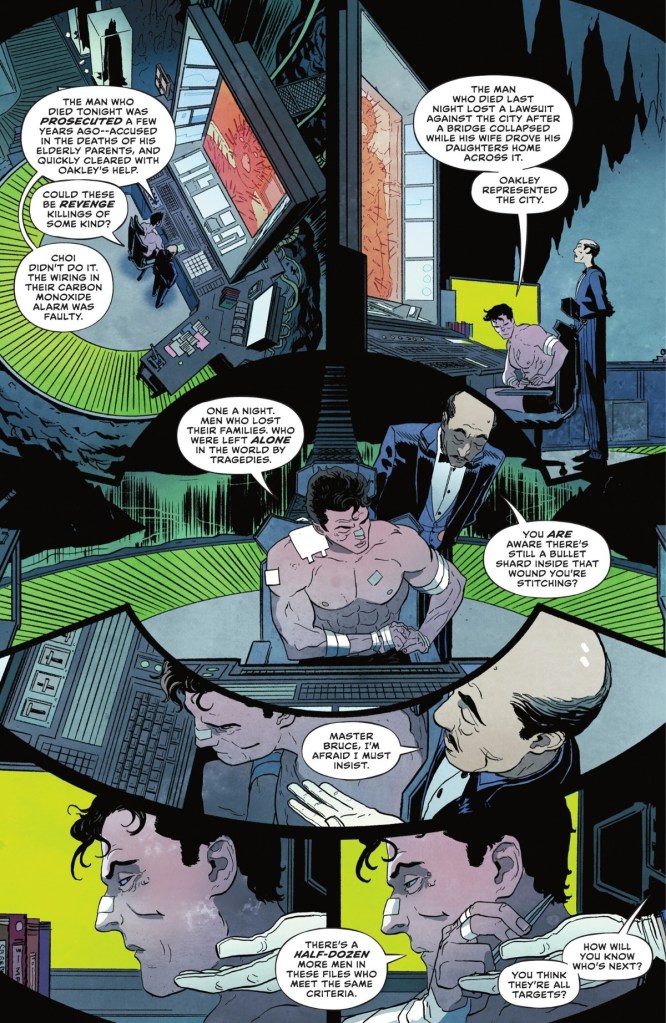 Alfred and Bruce Wayne in Batman Dark Patterns 1