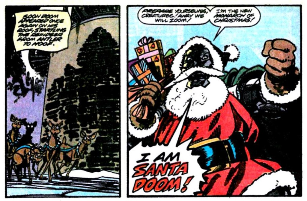 Doctor Doom as Santa in What The 10