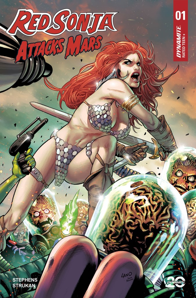 Red Sonja Attacks Mars Greg Land Cover