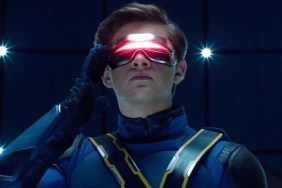 Tye Sheridan as Scott Summers/Cyclops at the end of X-Men: Apocalypse.