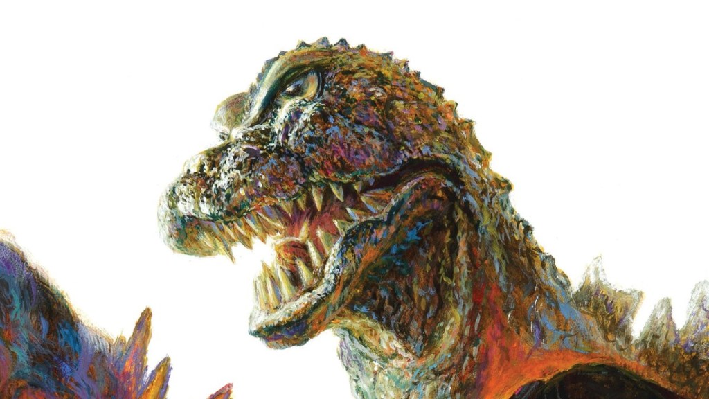 Godzilla Heist 1 cover by Bob Eggleton cropped