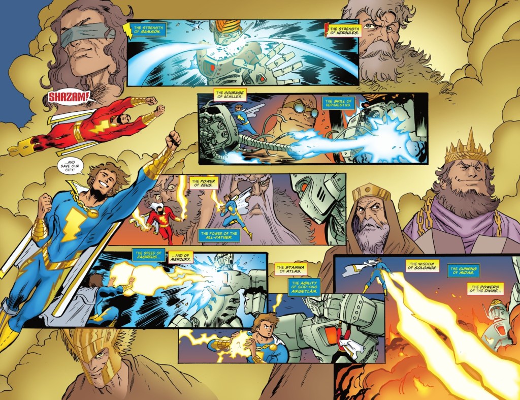 The Deities That Empower Freddy Freeman Spelled Out in Shazam 19