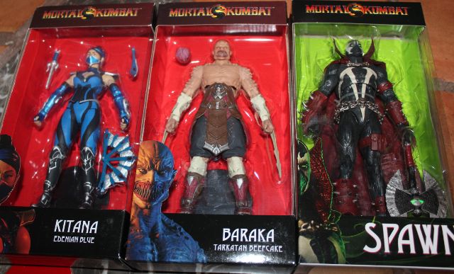 Toy Review: McFarlane Toys Mortal Kombat Baraka, Kitana, and Spawn