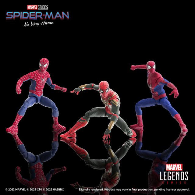 Het is de bedoeling dat huilen Afleiden Hasbro No Way Home Three Spider-Men Figures Finally Revealed