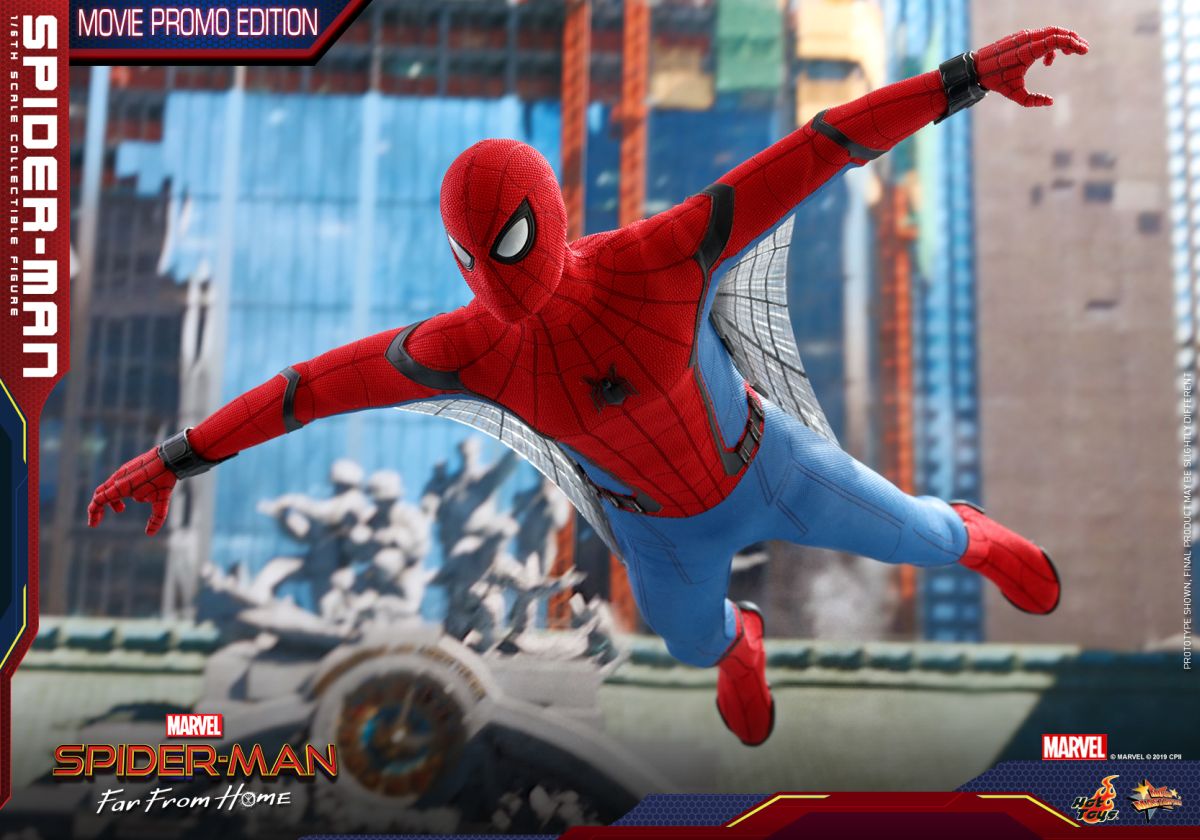 Spider-Man (Battling Version) Movie Promo Edition Sixth Scale Collectible  Figure by Hot Toys